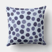 ブルーベリーパターン クッション (裏面)