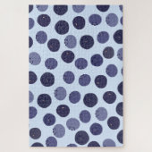 ブルーベリーパターン ジグソーパズル (縦)