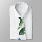 ブルーベリーパターン ネクタイ (タイ)