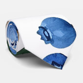 ブルーベリーパターン ネクタイ (ロール)