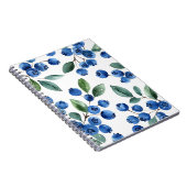 ブルーベリーパターン ノートブック (右側)