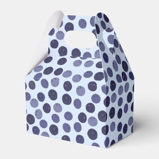 ブルーベリーパターン フェイバーボックス (正面サイド)