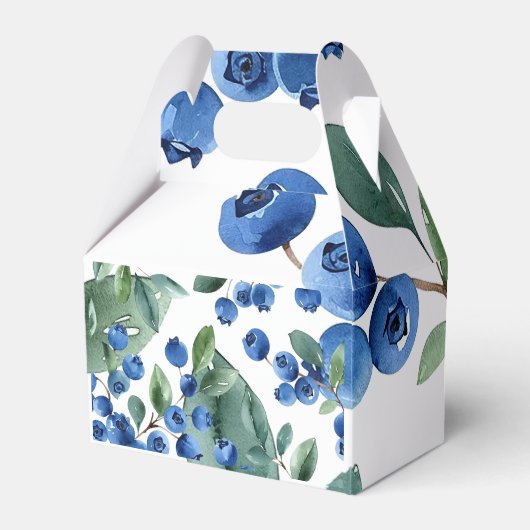 ブルーベリーパターン フェイバーボックス (正面サイド)