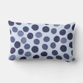ブルーベリーパターン ランバークッション (裏面)