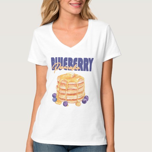 ブルーベリーパンケーキブランチ Tシャツ (正面)