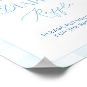 ブルーベリーパンケーキベビーブランチおむつラッフル ポスター (角)