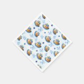ブルーベリーパンケーキベビーブランチベビーシャワー スタンダードカクテルナプキン (角)
