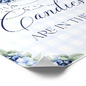 ブルーベリーパンケーキベビーブランチ赤ちゃんシャワーボーイ ポスター (角)