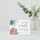 ブルーベリーパンケーキ ブランシュ ベイビーシャワー おむつくじ エンクロージャーカード (スタンド正面)