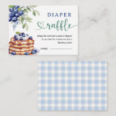 ブルーベリーパンケーキ ブランシュ ベイビーシャワー おむつくじ エンクロージャーカード (正面/裏面)