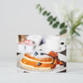 ブルーベリーパンケーキ ポストカード (スタンド正面)