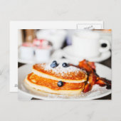 ブルーベリーパンケーキ ポストカード (正面/裏面)