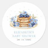 ブルーベリーパンケーキ ラウンドシール (正面)