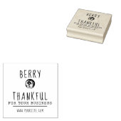 ブルーベリービジネスゴムスタンプ ラバースタンプ (押印)