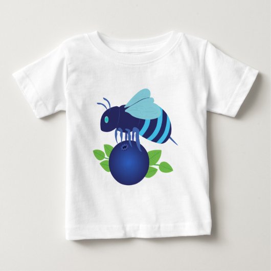 ブルーベリービー ベビーTシャツ (正面)