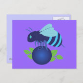 ブルーベリービー ポストカード (正面/裏面)