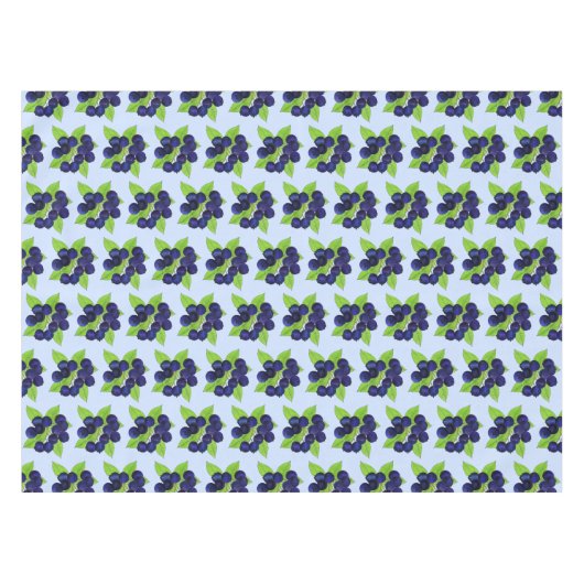 ブルーベリーフェスティバルメインワイルドブルーベリーフルーツ テーブルクロス (正面(横))