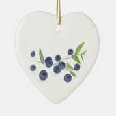 ブルーベリーフルーツキッチンウォーターカラーフード素朴 セラミックオーナメント (右)