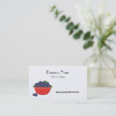 ブルーベリーフルーツデザイン 名刺 (スタンド正面)