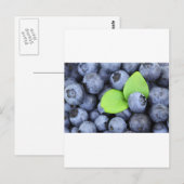 ブルーベリーフルーツピースラブデスティニーパーティーアート ポストカード (正面/裏面)