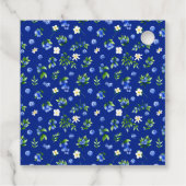 ブルーベリーフローラベビーシャワーありがとう フェイバータグ (裏面)