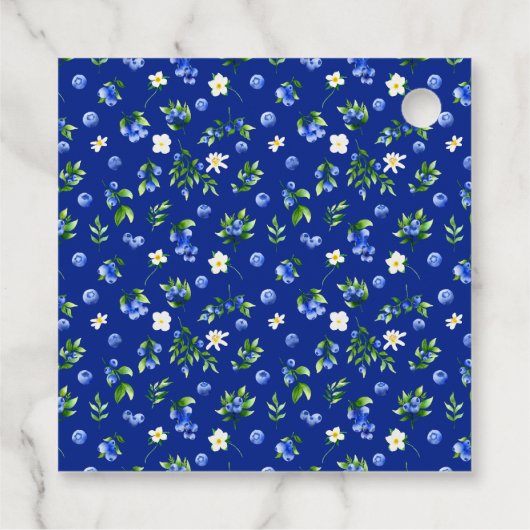 ブルーベリーフローラベビーシャワーありがとう フェイバータグ (裏面)