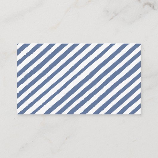 ブルーベリーフローラ男の赤ちゃんシャワーおむつラッフル エンクロージャーカード (裏面)