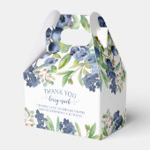 ブルーベリーフローラ男の赤ちゃんシャワーキャンディーフェイスボックス フェイバーボックス (裏面サイド)