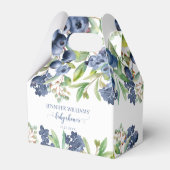 ブルーベリーフローラ男の赤ちゃんシャワーキャンディーフェイスボックス フェイバーボックス (正面サイド)