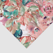 ブルーベリーブッシェルWatecolor Decopage花 薄葉紙 (詳細)