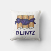 ブルーベリーブラインツ目隠しコーシェユダヤ教デリ食品 クッション (正面)