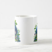 ブルーベリーブリスコーヒーカップ コーヒーマグカップ (中央)