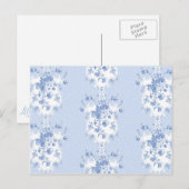 ブルーベリーブルーのレディーエニードポストカード ポストカード (正面/裏面)