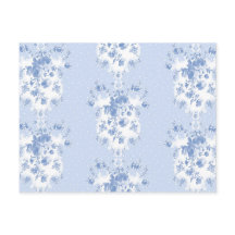 ブルーベリーブルーのレディーエニードポストカード