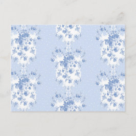 ブルーベリーブルーのレディーエニードポストカード ポストカード