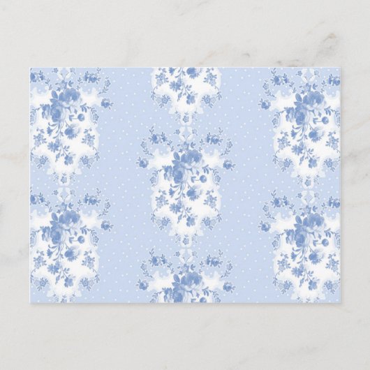 ブルーベリーブルーのレディーエニードポストカード ポストカード (正面)