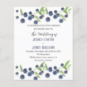 ブルーベリーブルーベリーフルーツウォーター結婚カラー (正面)