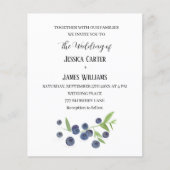 ブルーベリーブルーベリーフルーツウォーター結婚カラー (正面)