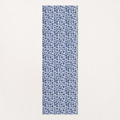 ブルーベリープリントフルーツパターン ヨガマット (正面)