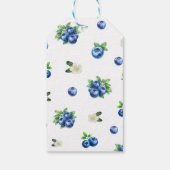 ブルーベリーベイビーシャワーのお礼 ギフトタグ (裏面)