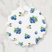 ブルーベリーベイビーシャワーのお礼 フェイバータグ (裏面)