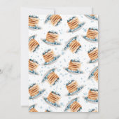 ブルーベリーベイビーブランチベイビーシャワー 招待状 (裏面)