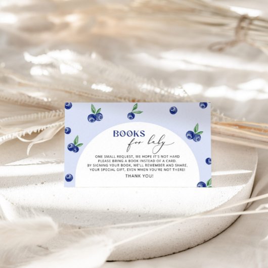 ブルーベリーベビーチケット エンクロージャーカード