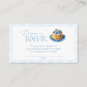 ブルーベリーベビーブランチおむつラッフルチケット エンクロージャーカード (正面)