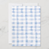 ブルーベリーベビーブランチベビーシャワー招待状エディタ 招待状 (裏面)