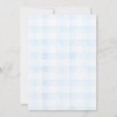 ブルーベリーベビーブランチベビーシャワー 招待状 (裏面)