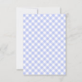 ブルーベリーベリースイーツ男の赤ちゃんベビーシャワー サンキューカード (裏面)