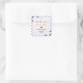 ブルーベリーベリースイーツ男の赤ちゃんベビーシャワー スクエアシール (バッグ)