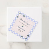 ブルーベリーベリースイーツ男の赤ちゃんベビーシャワー フェイバータグ (インサイチュ)