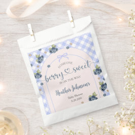 ブルーベリーベリースイーツ男の赤ちゃんベビーシャワー フェイバーバッグ